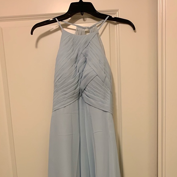 Azazie Ginger (Mist) bridesmaid dress - Picture 4 of 4